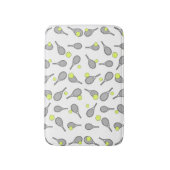 Tennisdesign Badematte (Vorderseite Vertikal)