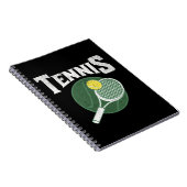 Tennisdesign Notizblock (Rechte Seite)
