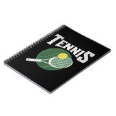 Tennisdesign Notizblock (Linke Seite)