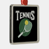 Tennisdesign Ornament Aus Metall (Rechts)