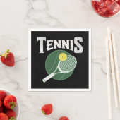 Tennisdesign Serviette (Beispiel)