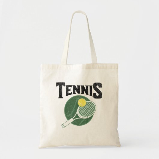 Tennisdesign Tragetasche (Vorne)