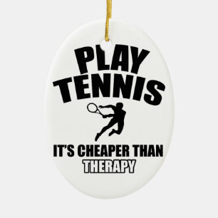 Tennisentwürfe Keramikornament