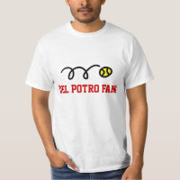 Tennisfan-T - Shirts Del Potro für Mannfrauen u.