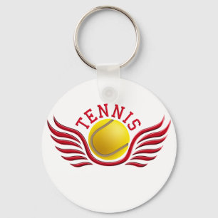 Tennisflügel Schlüsselanhänger