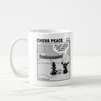 Tennisgerichts-Szene Schach-FriedensTasse Kaffeetasse