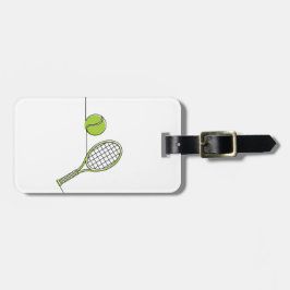 Tennisgeschenk des Tennis-Liebhabers | Gepäckanhänger