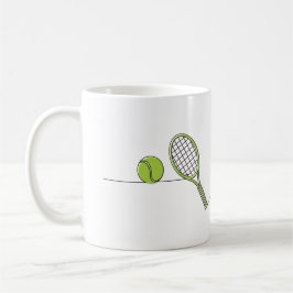 Tennisgeschenk des Tennis-Liebhabers | Kaffeetasse