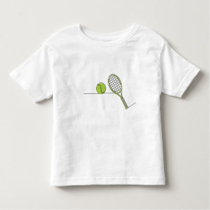 Tennisgeschenk des Tennis-Liebhabers Kleinkind T-shirt