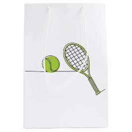 Tennisgeschenk des Tennis-Liebhabers | Mittlere Geschenktüte