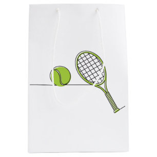 Tennisgeschenk des Tennis-Liebhabers Mittlere Geschenktüte