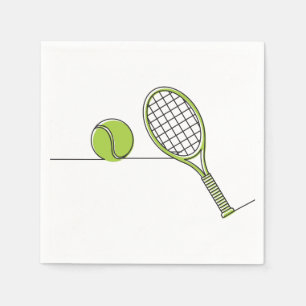 Tennisgeschenk des Tennis-Liebhabers Serviette