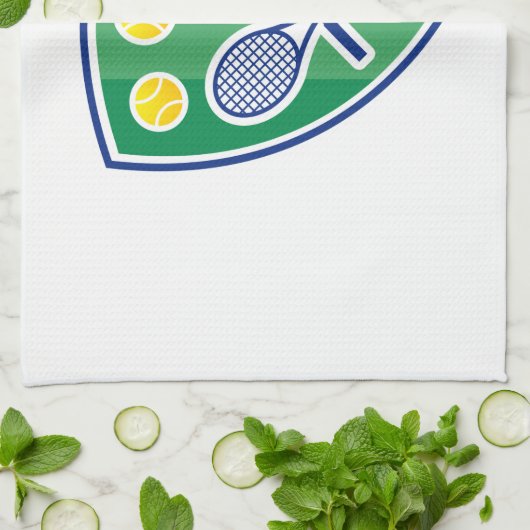 Tennisgeschenk Geschirrtuch (Gefaltet)