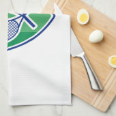 Tennisgeschenk Geschirrtuch (Viertel Falte)