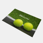 Tennishalle Fußmatte (Schrägansicht)