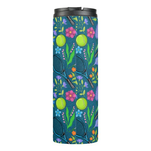 Tennishalterung Thermosbecher (Rückseite)