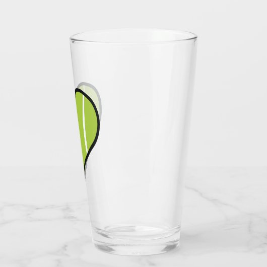 Tennisherz Glas (Links)