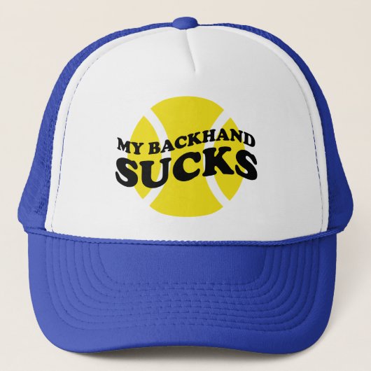 Tenniskappen für Männer, Frauen und - lustiger Slo Truckerkappe (Vorderseite)