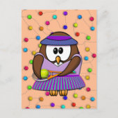 Tenniskaul Postkarte (Vorderseite)