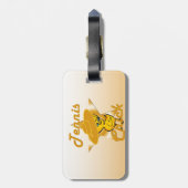 Tenniskick #10 gepäckanhänger (Rückseite vertikal)