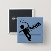 Tennisknopf, anpassen button (Vorne & Hinten)