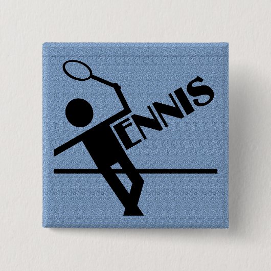 Tennisknopf, anpassen button (Vorderseite)