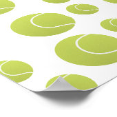Tenniskugeln Poster (Ecke)