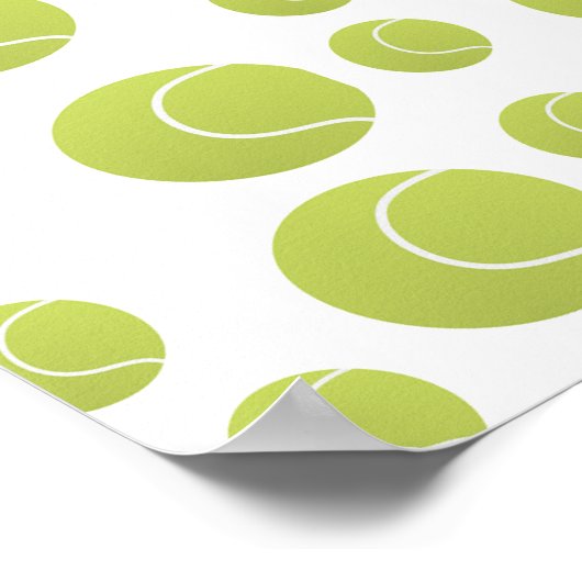 Tenniskugeln Poster (Ecke)