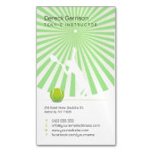 Tennislehrer | BERUFLICH Magnetische Visitenkarte (Vorderseite Vertikal)