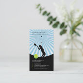 Tennislehrer | BERUFLICH Visitenkarte (Stehend Vorderseite)