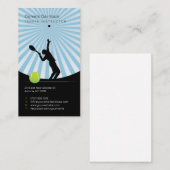 Tennislehrer | BERUFLICH Visitenkarte (Vorne/Hinten)