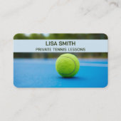Tennislehrer Visitenkarte (Vorderseite)