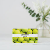 Tennislehrer Visitenkarte (Stehend Vorderseite)