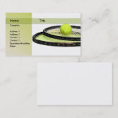 Tennislehrer Visitenkarte (Vorne/Hinten)