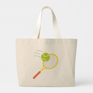 Tennisliebhaber Jumbo Stoffbeutel