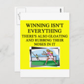 Tennisliebhaber Postkarte (Vorne/Hinten)