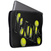 Tennislogos und -bälle, laptopschutzhülle (Vorne Rechts)
