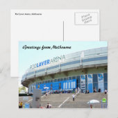 Tennismelbourne Postkarte (Vorne/Hinten)