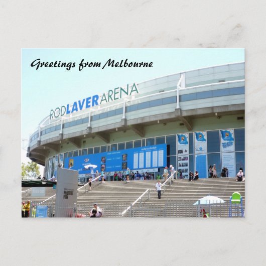 Tennismelbourne Postkarte (Vorderseite)
