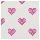 🎾 💝 Tennismuster, kundenspezifischer Hintergrund Stoff (Nahaufnahme)