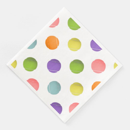 Tennisparty Serviette (Ecke)