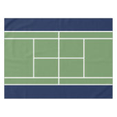 Tennispiel-Tischdecke Tischdecke (Vorderseite (Horizontal))