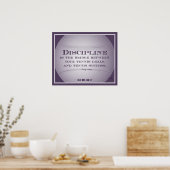 Tennisplakat mit Zitat 002 Poster (Küche)