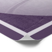 Tennisplakat mit Zitat 002 Poster (Ecke)