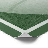 Tennisplakat mit Zitat 003 Poster (Ecke)