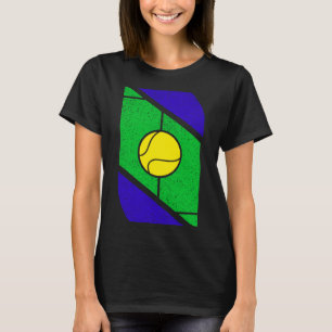 Tennisplatz aus der Vergangenheit Tennistrainer Te T-Shirt
