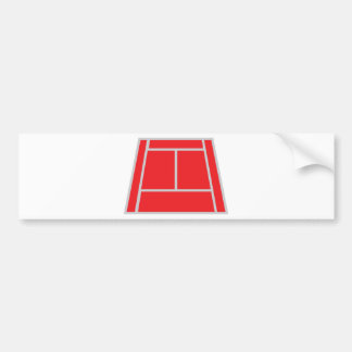 Tennisplatz Autoaufkleber