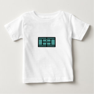 Tennisplatz Baby T-shirt