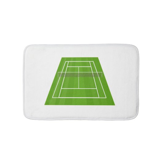 Tennisplatz Badematte (Vorderseite)