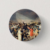 Tennisplatz Button (Vorderseite)